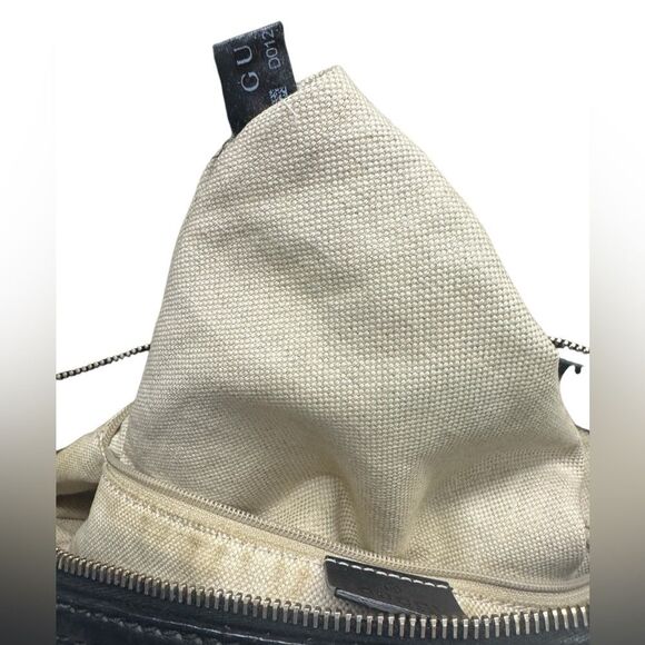 GUCCI Black Guccisima Leather Sukey 2way Satchel Bag Auth - Picture 12 of 16